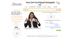 Desktop Screenshot of africards-sa.com